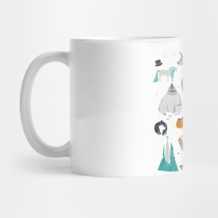 The Never Ending Story paper cut illustration Mug